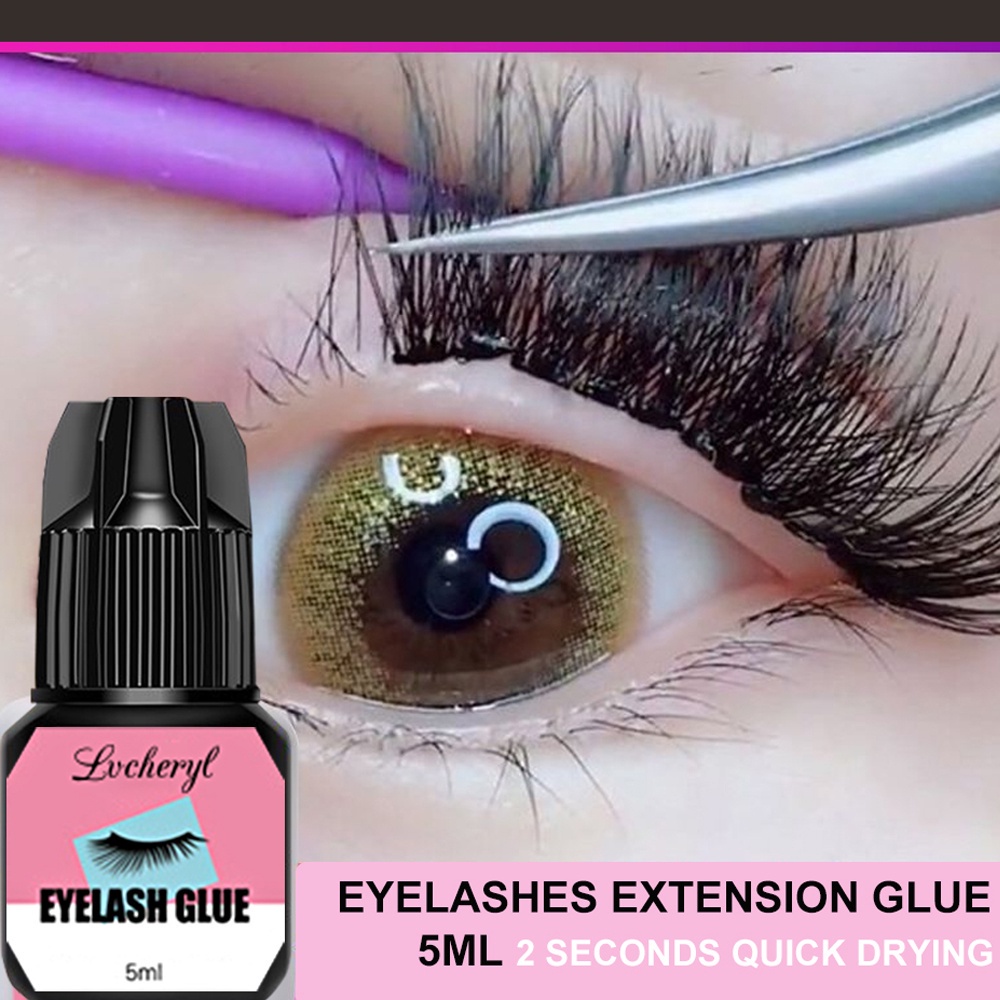 Keo Dán Nối Lông Mi Nhanh Khô Màu Đen Nhanh Chóng Trong 1-2 Giây 5ml