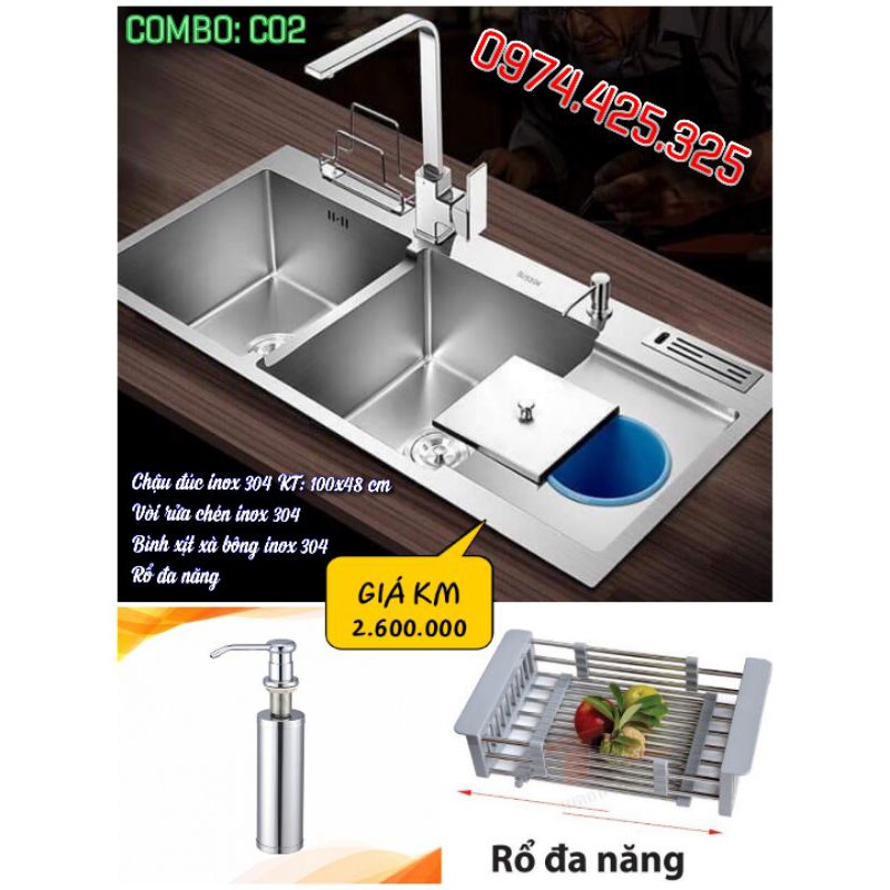 Chậu rửa chén 10048HR