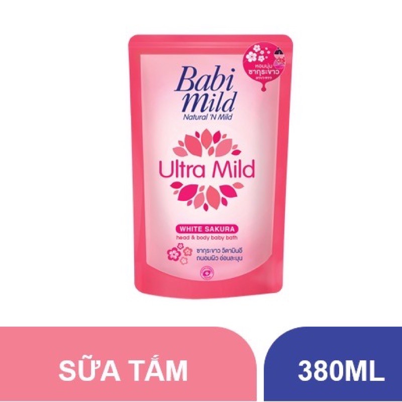 sữa tắm em bé BABI MILD chính hãng 850ml  date mới nhất