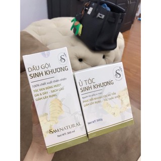 Ủ tóc sinh khương nguyên tép gừng tự nhiên