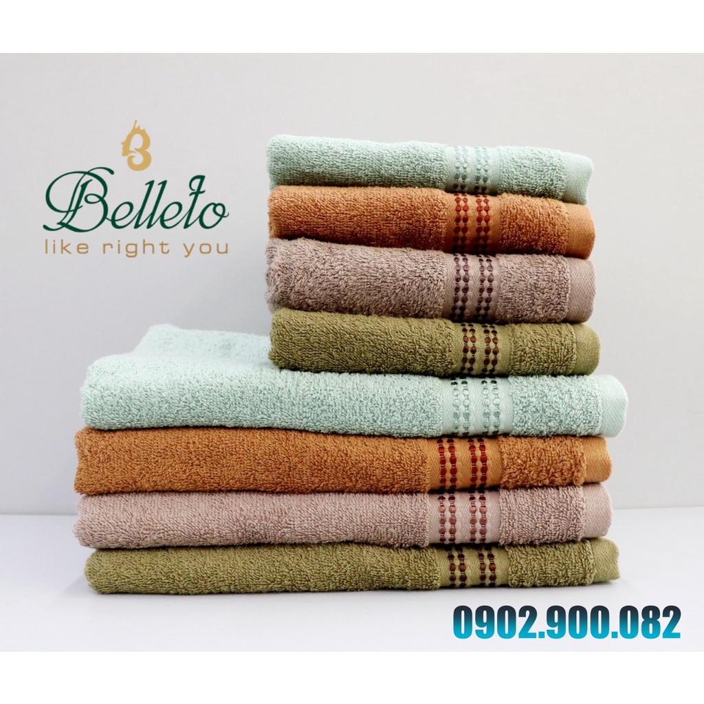 Khăn tắm 60 x 120 (cm) 100% Cotton Cao Cấp BELLETO WQ09 4 màu