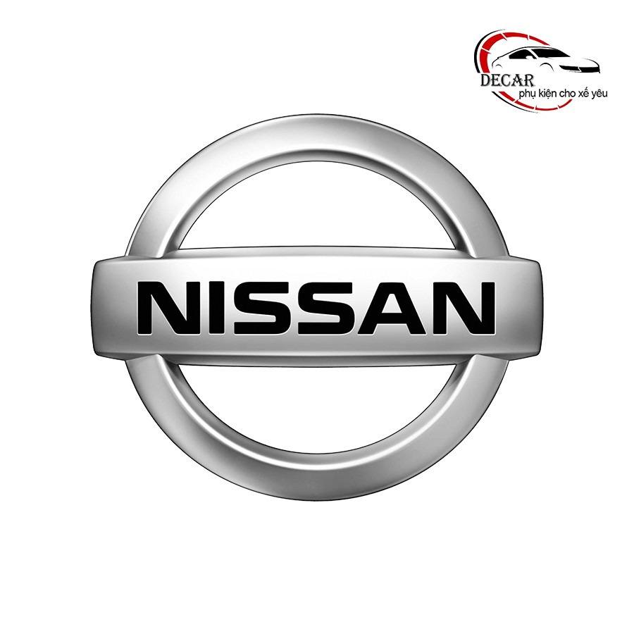 [NISSAN] Bộ 10 miếng dán chống xước hõm cửa xe Nissan silicon cao cấp , miếng dán cửa xe, ốp lõm tay nắm in logo