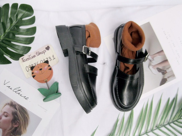 [CÓ SẴN] - Giày Oxford ulzzang quai ngang Mary jane - CÓ CLIP - ảnh thật | BigBuy360 - bigbuy360.vn