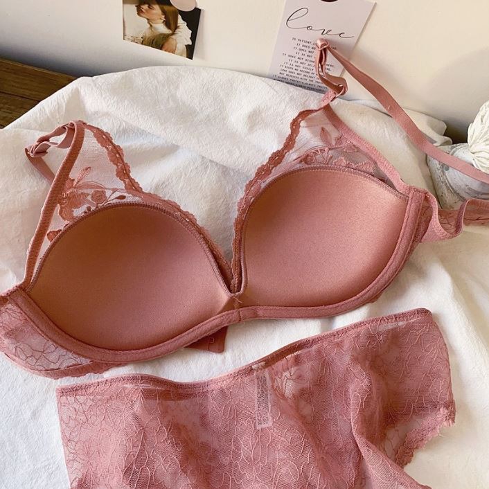 Bộ Đồ Lót Bralette Ren Lưới Thêu Hoa Sang Chảnh Mới S314 | BigBuy360 - bigbuy360.vn