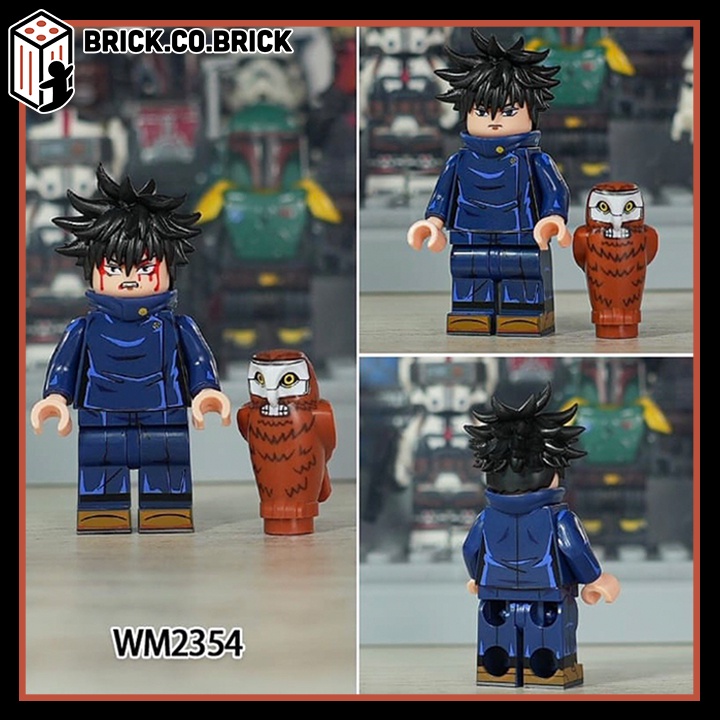 Mô hình Jujutsu Kaisen Minifigure Chú Thuật Hồi Chiến Đồ Chơi Lắp Ráp Anime Nổi Tiếng Nhật Bản Gojo Yuji Hanao WM6139