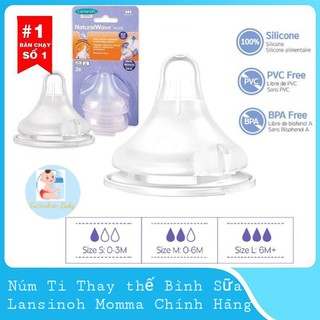 Núm ti Lansinoh Momma thần thánh đủ size S, M, F