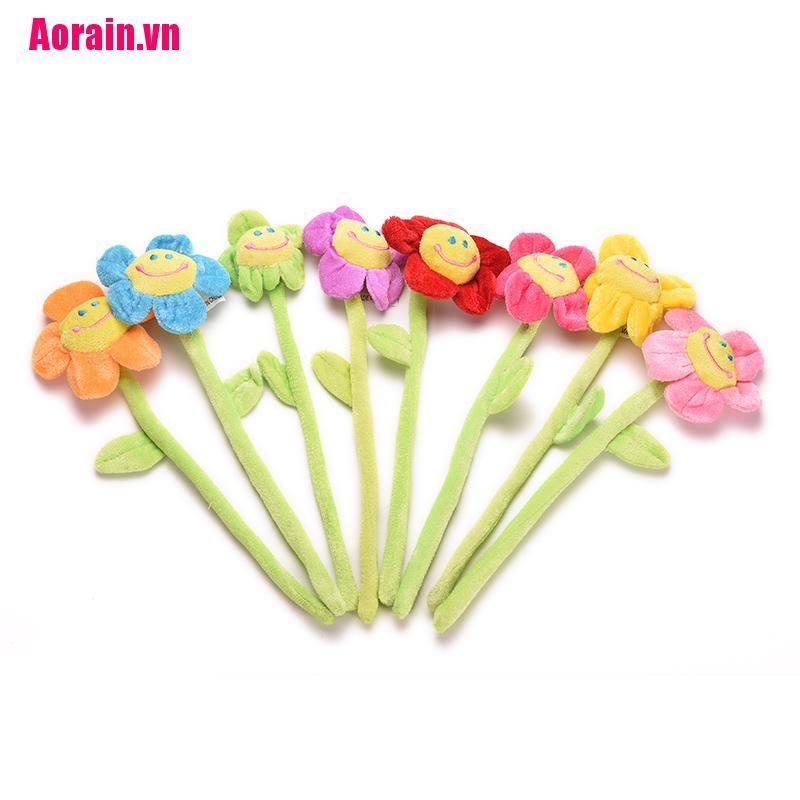 1 Bó Hoa Hướng Dương Nhồi Bông Với Cửa Sáng Tạo