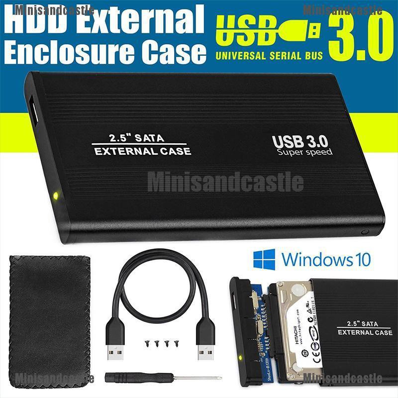 Hộp Đựng Ổ Cứng Ngoài Hdd Usb 3.0 Sata 2.5 &quot;Inch Ốp