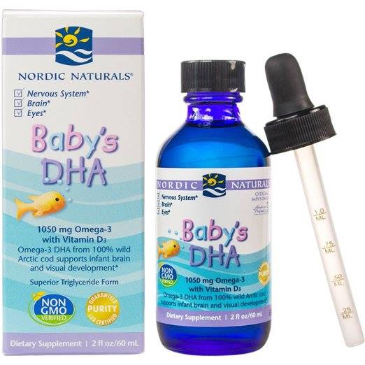 Siro bổ sung DHA , Omega 3 kèm Vitamin D3 của Nordic Naturals cho trẻ 60ml