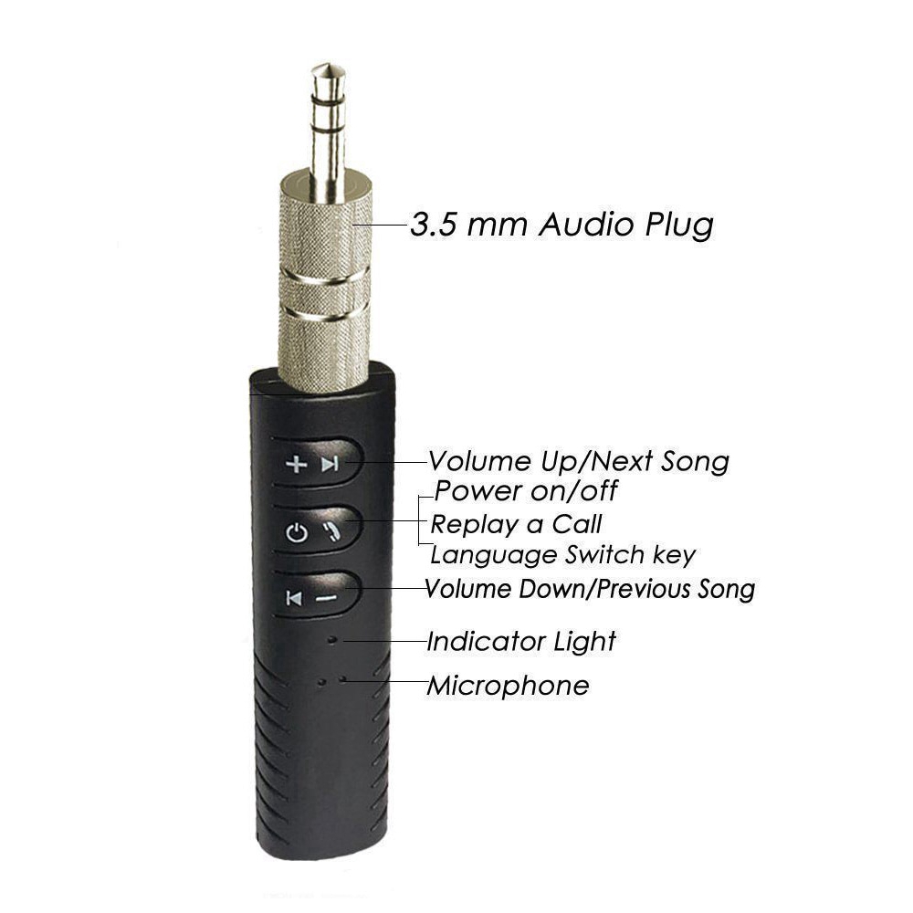 Giắc cắm bluetooth 3.5 4.1 AUX tiếp nhận âm thanh