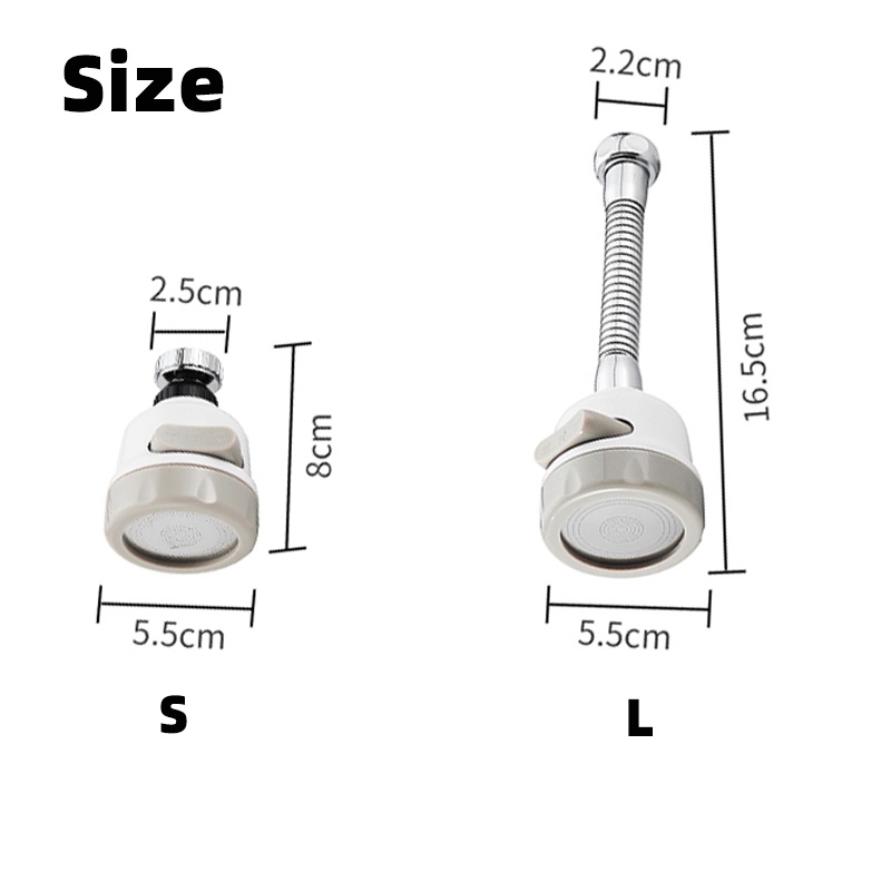 Đầu Gắn Vòi Nước Chống Bắn Tung Tóe Đa Chức Năng Tiện Dụng
