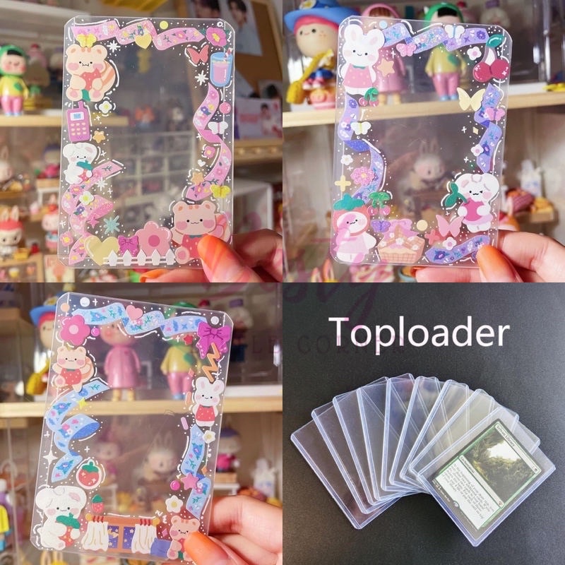 Toploader A7, B8 - Top bảo vệ card Kpop Anime - Bảo vệ thẻ bài boardgame Kpop A7 nguyên seal - bọc card anime