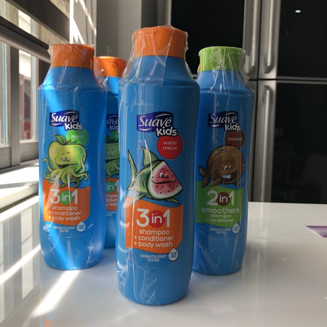 Sữa tắm gội Suave Kids dành cho bé 3in1 /2in1