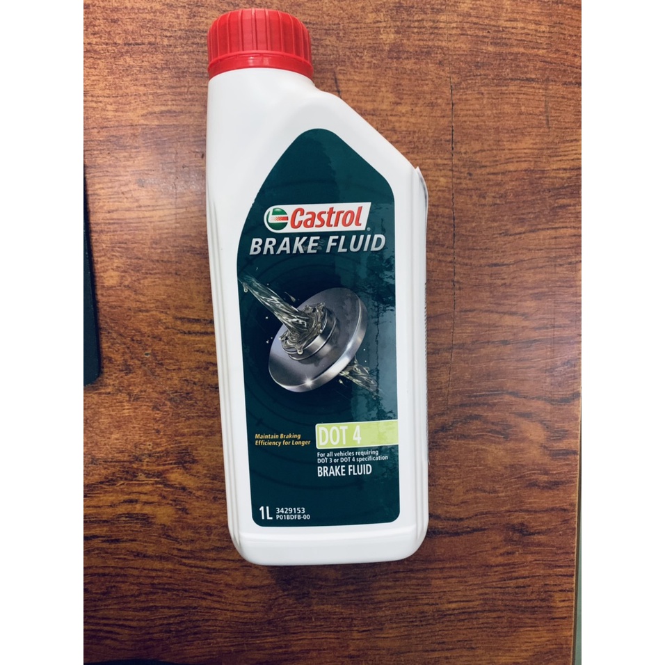 Dầu phanh, dầu thắng xe ô tô Castrol brake Fluid Dot 4  Lon 1L
