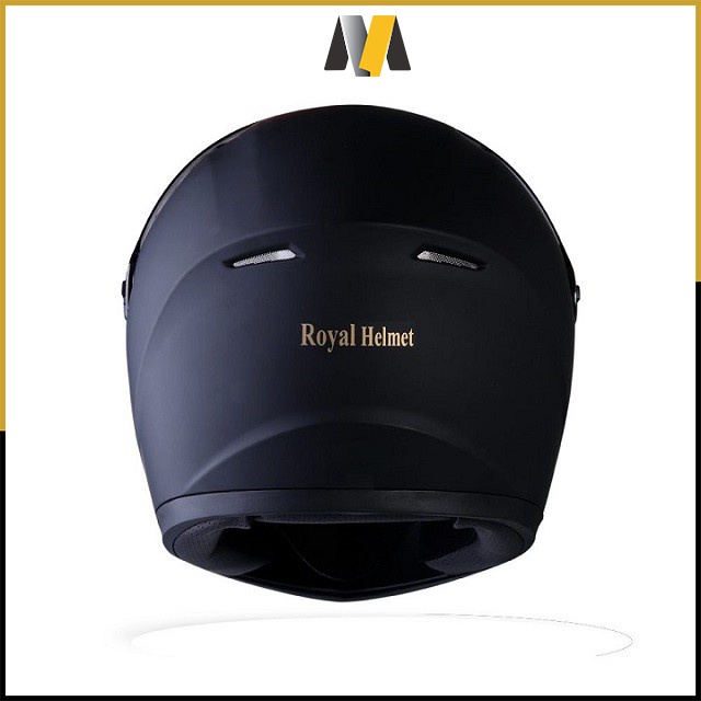 Mũ Bảo Hiểm Fullface Royal M136 - Đen trơn