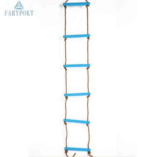 Rope Ladder Blue Replace Replacement Accessory Outdoor Indoor Climbing Frame Thick Safe Play Fun Strong Safety