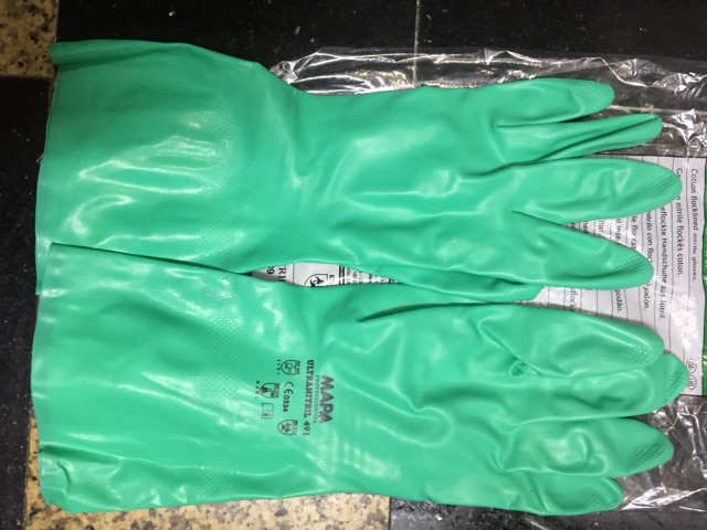 Com Bo 10 đoi Găng Tay Bảo Hộ Chống Hoa Chất Mapa Ultranitril 491 Shopee Việt Nam
