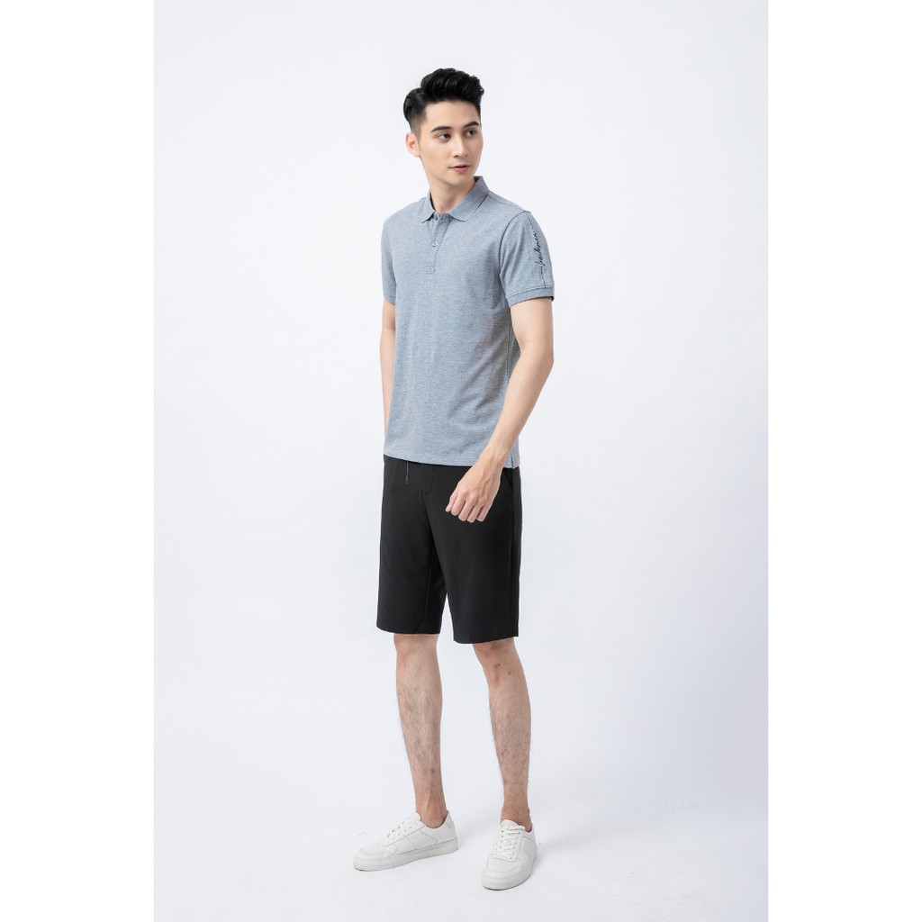 Áo phông nam INSIDEMEN màu xám, chất liệu tự nhiên thoáng khí, thấm hút tốt - IPS001S1