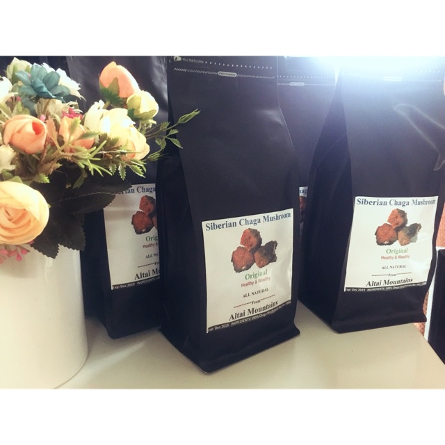 Nấm Chaga tự nhiên của Nga giàu dinh dưỡng, giảm đường huyết, mỡ máu, ngăn lão hóa, tăng hệ miễn dịch