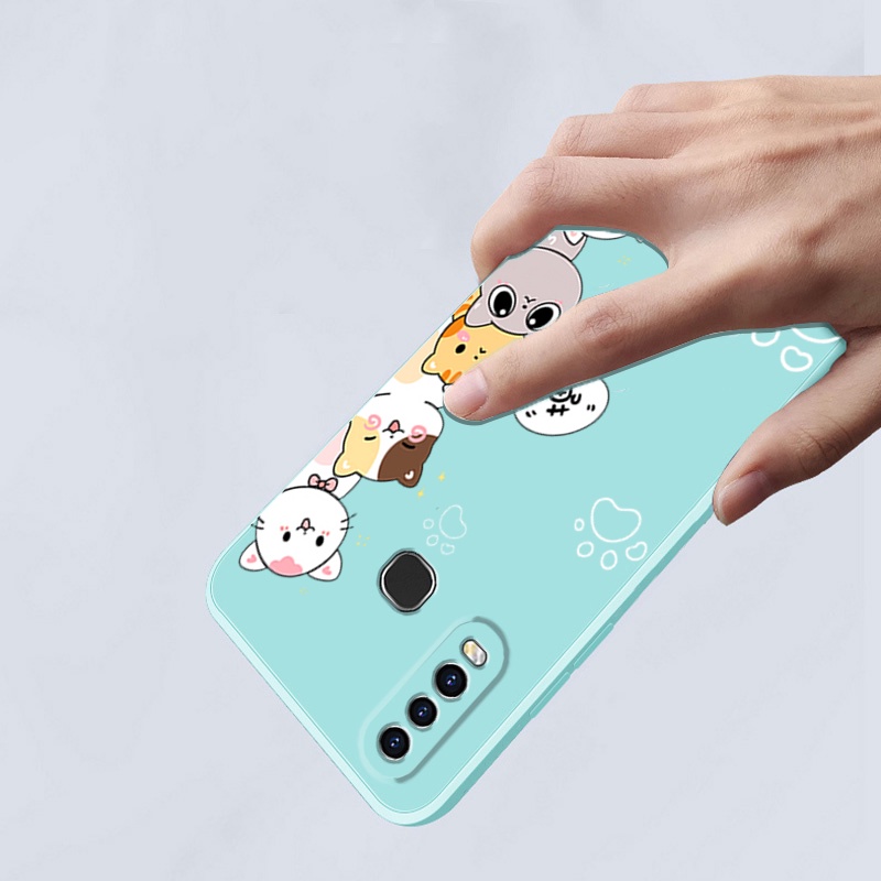 Ốp lưng VIVO Y11 VIVO Y12 VIVO Y15 VIVO Y17 VIVO Y19 VIVO Z1 PRO Ốp Điện Thoại Silicon Mềm Bảo Vệ Cho VIVO Y11 VIVO Y12 VIVO Y15 VIVO Y17 VIVO Y19 VIVO Z1 PRO DZMM01 viền vuông cute