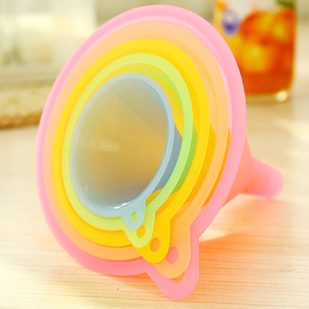 JARRED Phễu Nhựa 5 Kích Cỡ Chống Rò Rỉ Tiện Dụng Cho Nhà Bếp