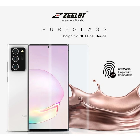 Kính cường lực Zeelot Samsung Note 10 Plus/Note 20 Ultra/S21 Ultra/ S22/S22 Ultra/S22 Plus - Hàng Chính Hãng