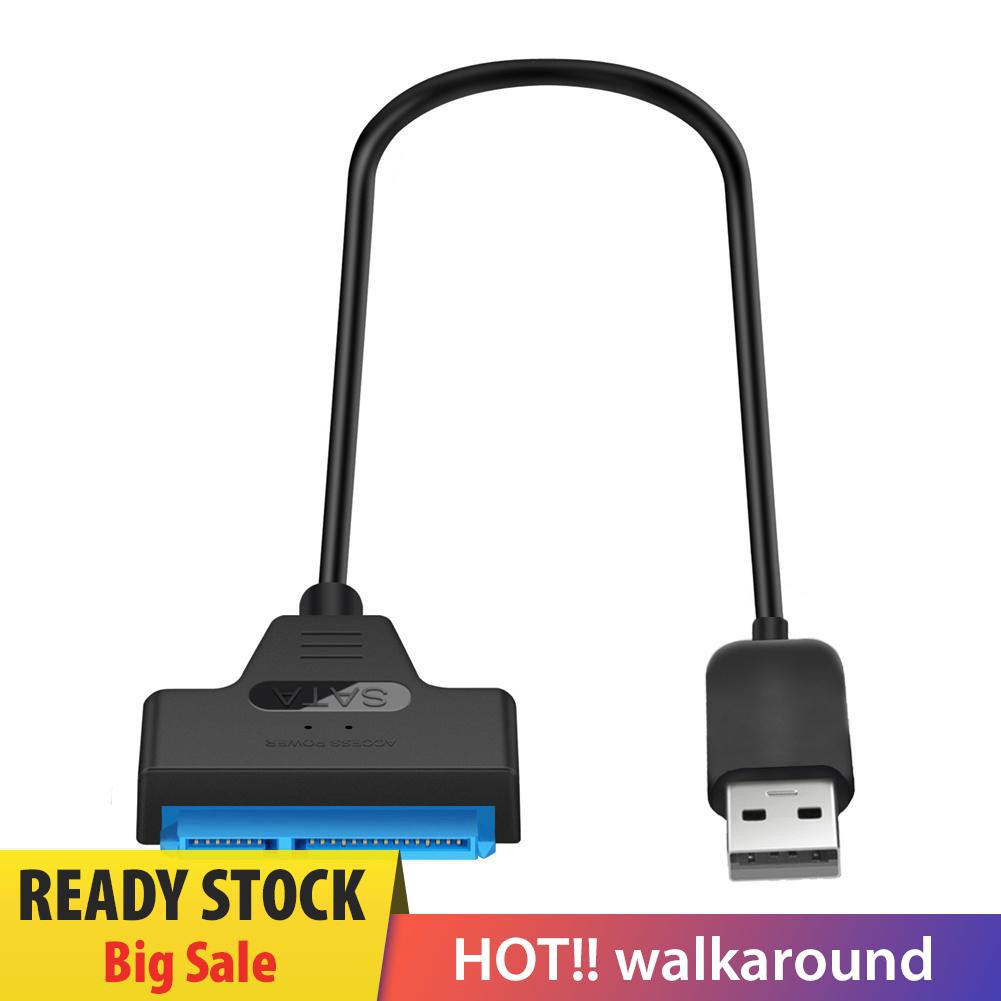 Cáp Chuyển Đổi Usb 2.0 Sang Sata 22pin Cho Ổ Cứng 2.5 Inch Hdd Ssd