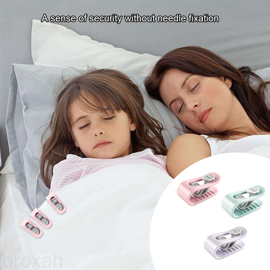 Kẹp Giữ Chăn Mền Bằng Nhựa Chống Trượt Tiện Dụng Cho Gia Đình