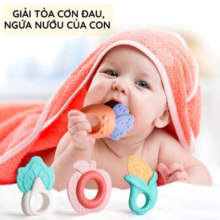 Đồ chơi gặm nướu cho bé xúc xắc 10 món Baby Rattle đồ chơi trẻ em cắn răng nhai mềm nhựa ABS cao cấp