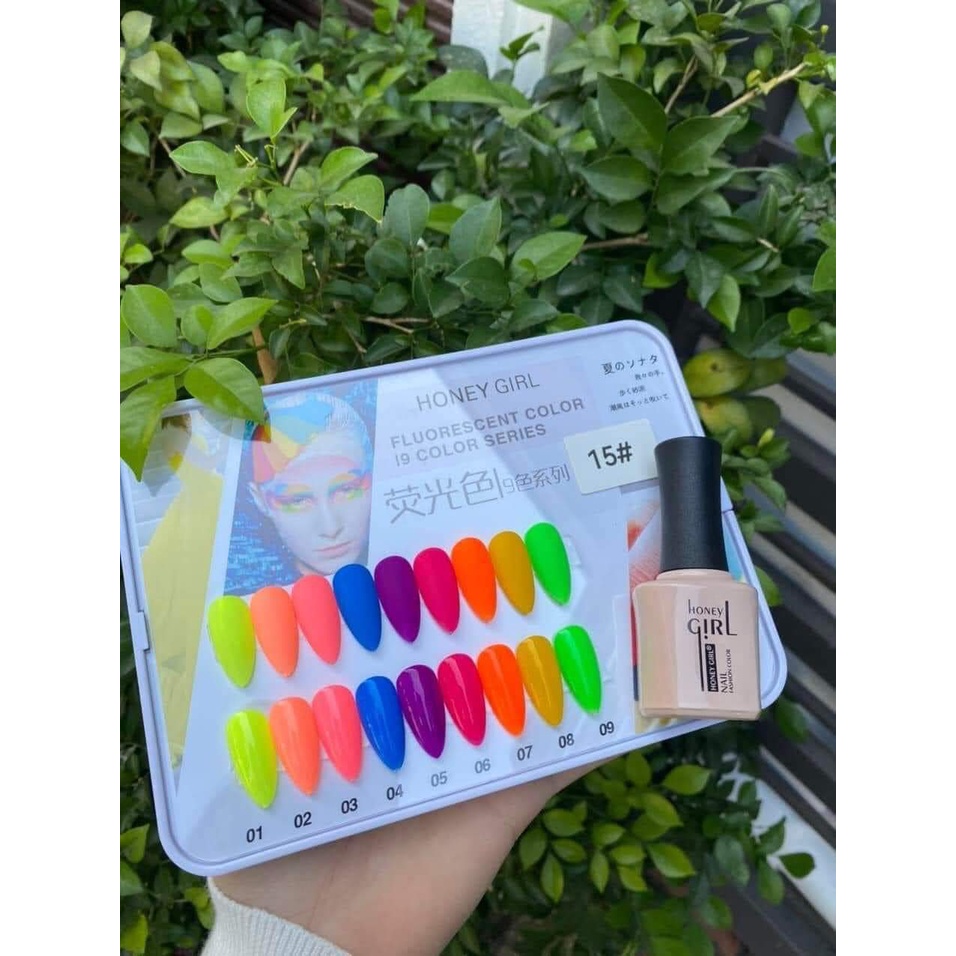 Set sơn honey girl 9 màu kèm bảng màu