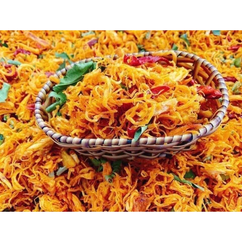 Khô gà lá chanh 1kg 2 hộp (giao hoả tốc HCM)