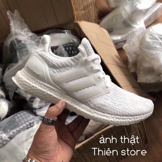 Ảnh thật - Có sẵn - Giày Adidas ultraboost 3.0 trắng
