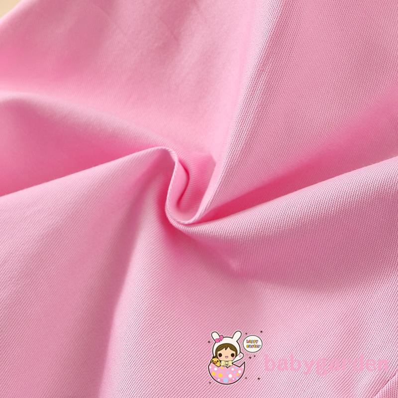 Set Đồ 3 Món Gồm Áo Không Tay Màu Trơn + Quần Dài Có Túi Cho Bé Gái 1-6 Tuổi