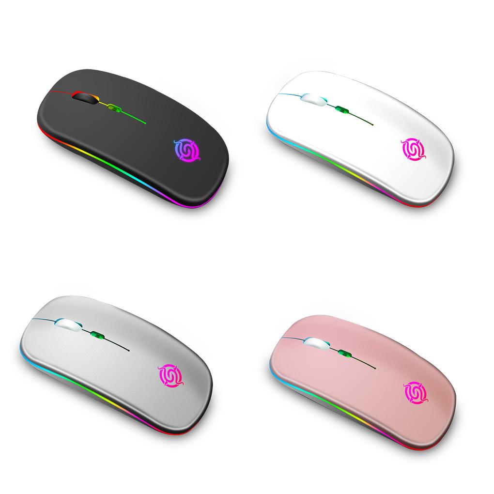 Chuột Quang Không Dây 1600DPI Kèm Sạc USB Tùy Chỉnh Tiện Dụng Cho Gia Đình