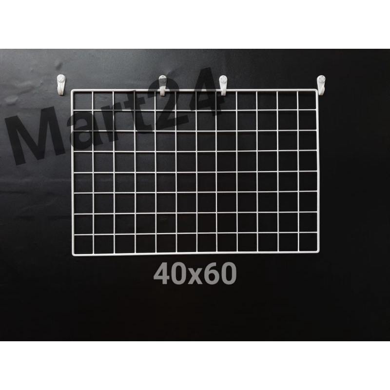 Lưới sắt trang trí 40x60 Không bo góc, sắt dầy 3li