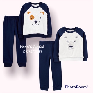 Bộ nỉ lông Carter xuất dư size 12m-5y