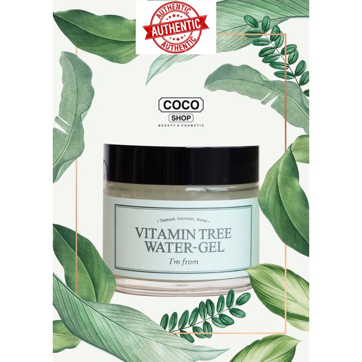 [Mã giảm giá tích lũy] [Mã 66FMCGSALE hoàn 8% xu đơn 500K] Gel Dưỡng Ẩm Vitamin Tree Water Gel - I'm From-[Coco Shop]