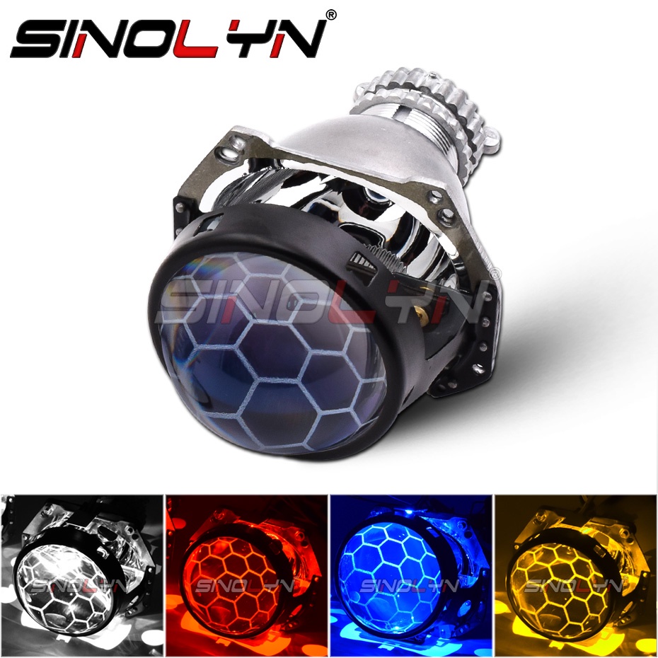 Đèn Pha Xenon Tổ Ong Hella 3R G5 D2S D2H H4 3.0 Inch Chuyên Dụng Cho Xe Hơi