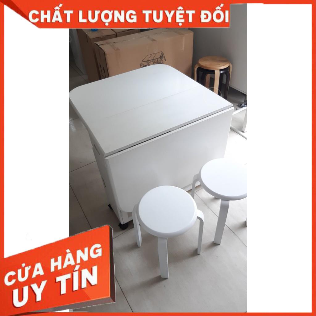 Bàn ăn xếp gọn , gấp gọn , thông minh tiết kiệm diện tích cho nhà nhỏ cho chung cư