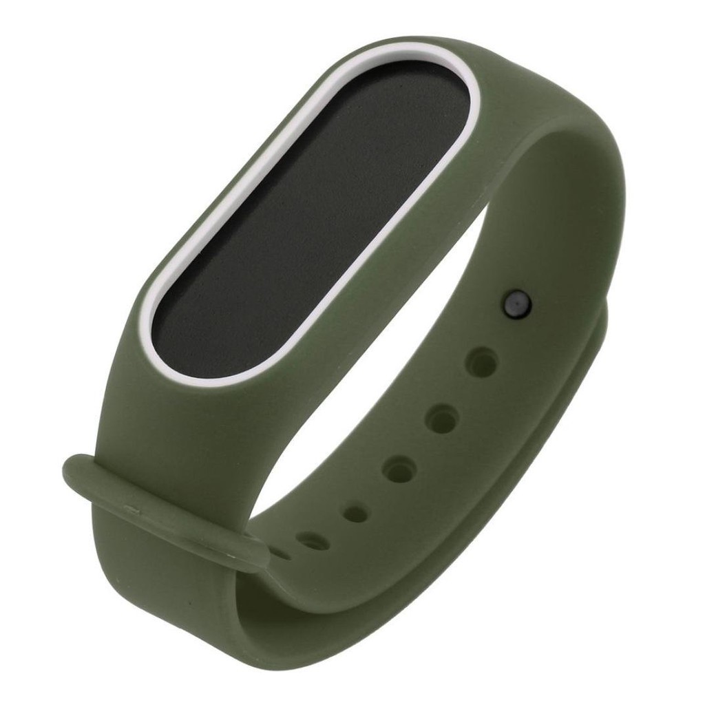 Dây đeo silicon cho đồng hồ thông minh Xiaomi Mi Band 2 Miband 2