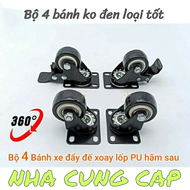 BỘ 4 BÁNH XE 50MM LOẠI TỐT