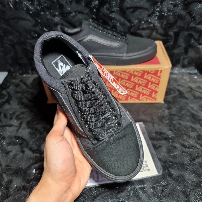 📸Ảnh Thật + Có sẵn📦 Giày Thể Thao Vans Old Skool Đen || Vans Old Skool Full Black