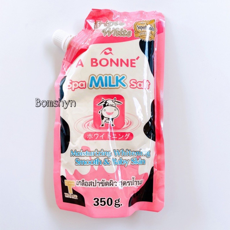 Muối tắm Abone tẩy tế bào chết trắng da sữa bò thái lan