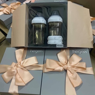 Bộ quà tặng Hegen Basic Stater Kit (gồm 1 bình 150ml, 1 bình 240ml, 2 nắp đậy trữ sữa)