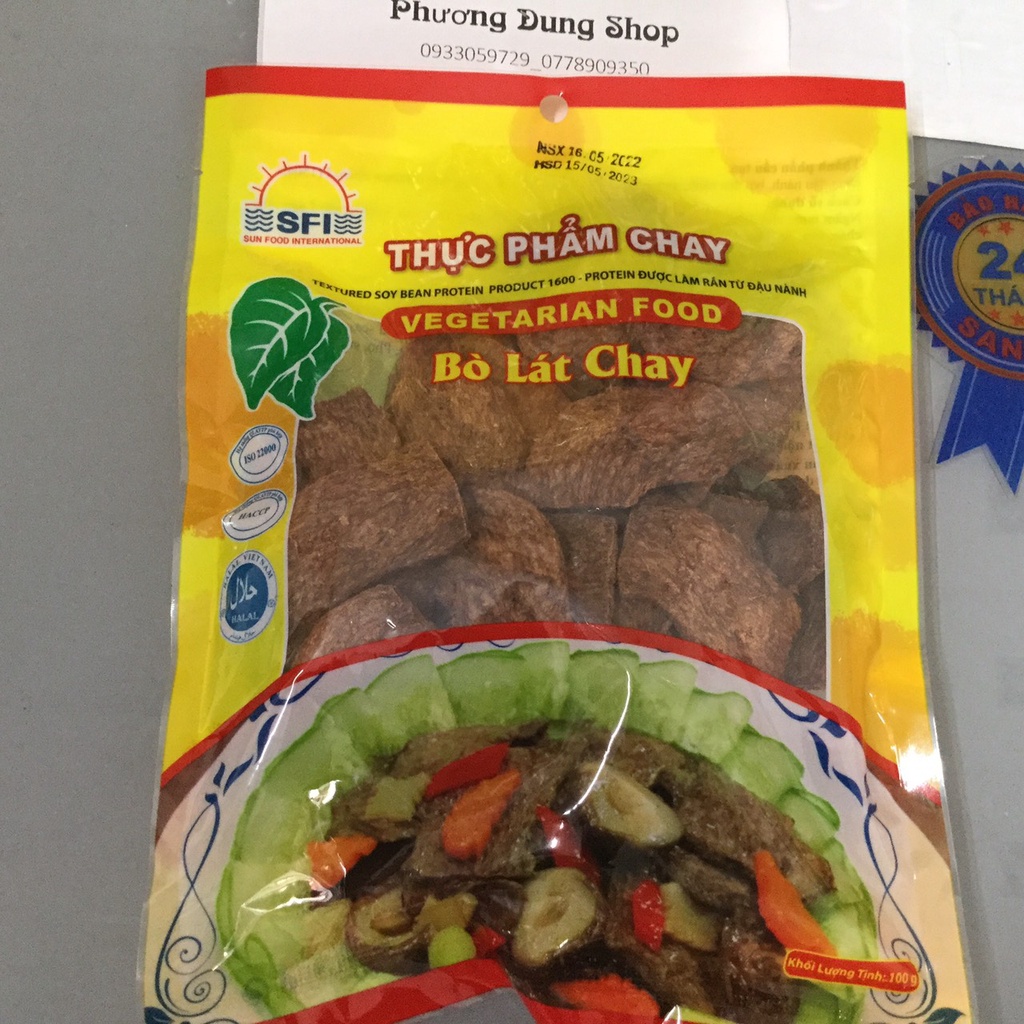 Bò Lát Chay gói 100g dành riêng cho người ăn chay