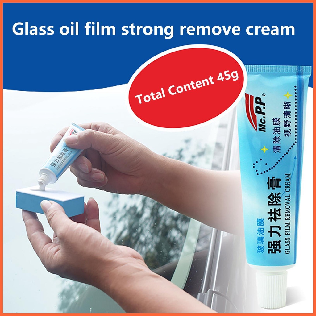 Dụng Cụ Loại Bỏ Vết Dầu Trên Kính Chắn Gió Xe Hơi 45g
