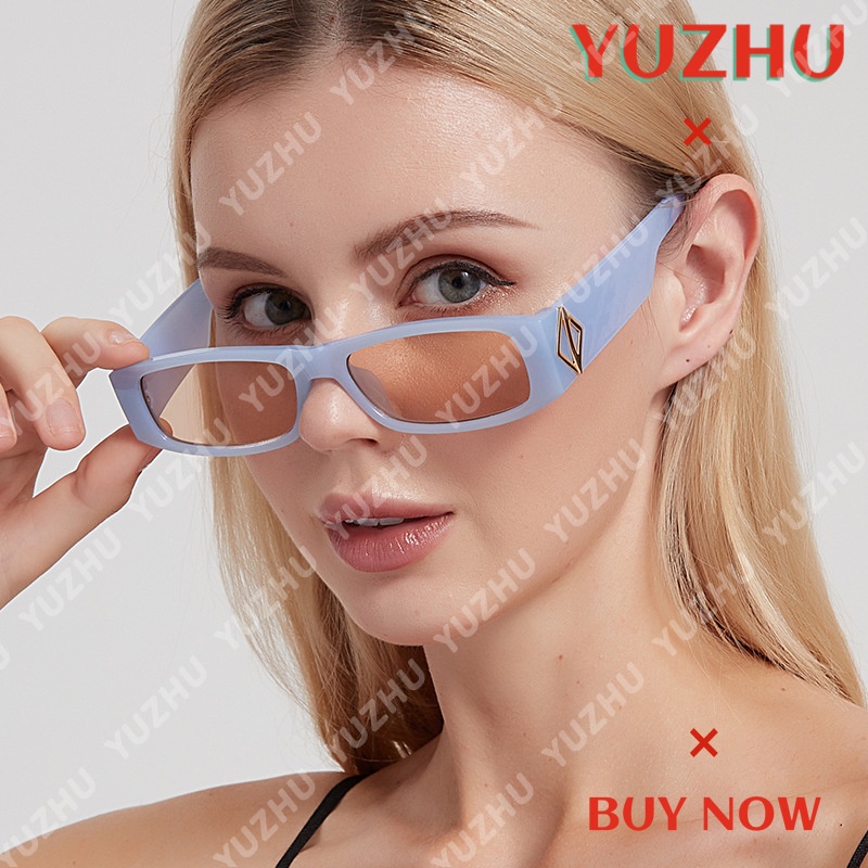 Kính Mát Khung Chữ Nhật Bản Hẹp Màu Kẹo Thời Trang Phương Tây