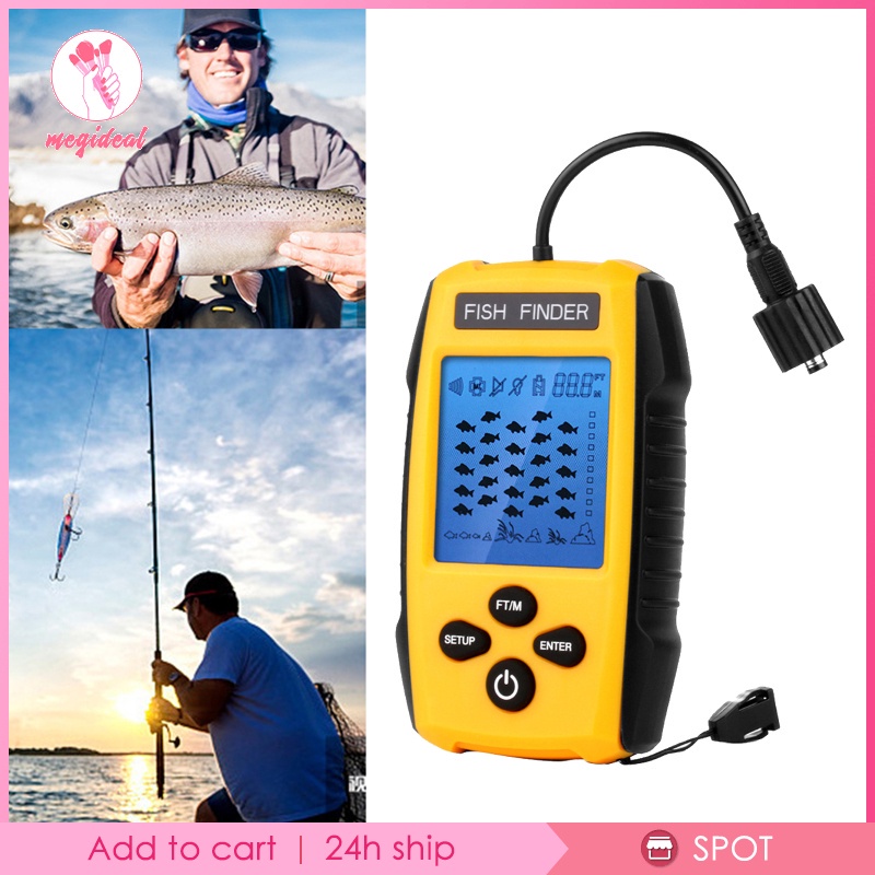 Máy Dò Cá Không Dây 100m / 328ft Sonar