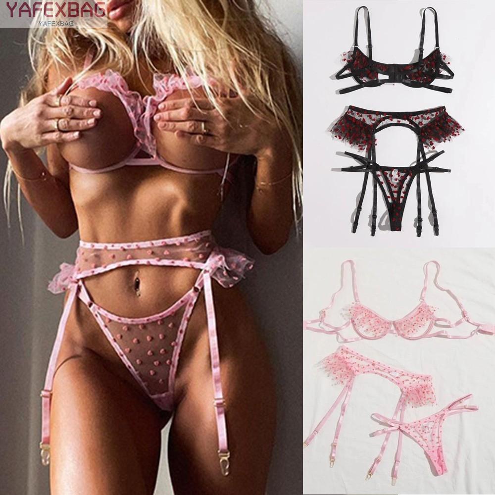 Bộ đồ lót phối ren thời trang quyến rũ cho nữ
