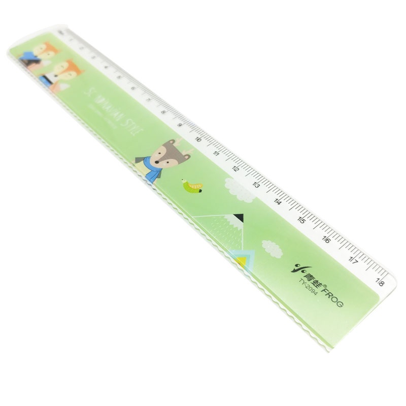 Thước Kẻ 18 cm - XiaoQingWa 2094 - Màu Xanh Lá